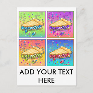 Cartão Postal Pop Art Pie