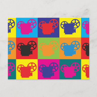 Cartão Postal Pop de arte de projeção