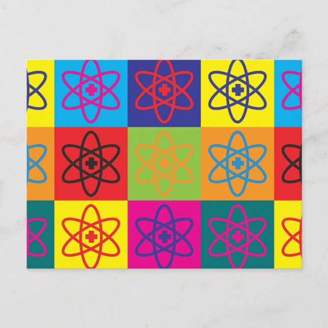 Cartão Postal Pop de Medicina Nuclear (Frente)