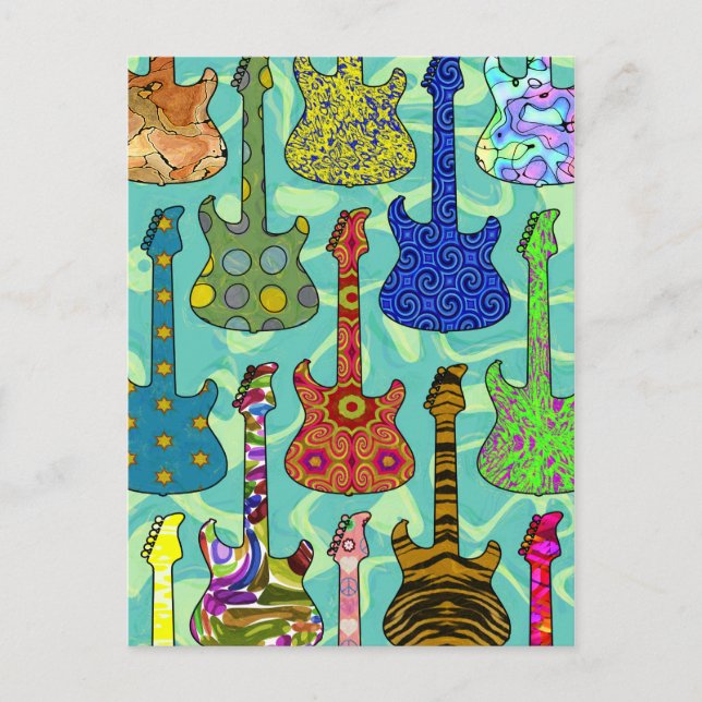 CARTÃO POSTAL POP GUITARS (Frente)