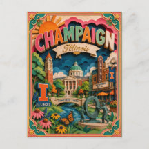 PopCut Estados Champaign Illinois Arte em Papel