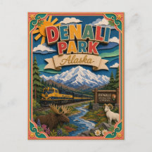PopCut Estados Denali Parque Alasca Arte de Papel