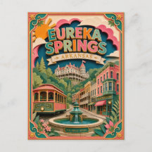 PopCut Estados Eureka Springs Arkansas Arte em Pap