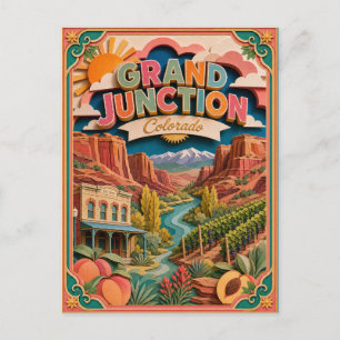 Cartão Postal PopCut Estados Grand Junction Colorado Arte em Pap