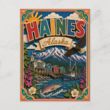 PopCut Estados Haines Alasca Arte em Papel