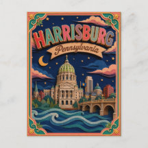 PopCut Estados Harrisburg Pensilvânia Arte em Pape