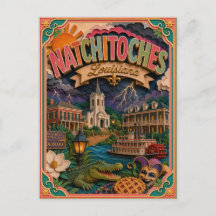 PopCut Estados Natchitoches Louisiana Arte em Pape