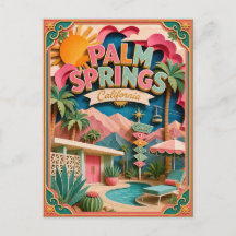 PopCut Estados Palm Springs Califórnia Arte de Pap