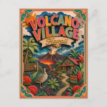PopCut Estados Vulcão Vila Havaí Arte em Papel