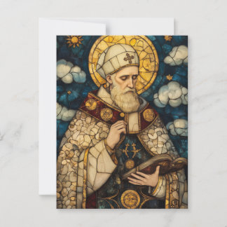 Cartão Postal Pope de Vidro Estreito Elegante