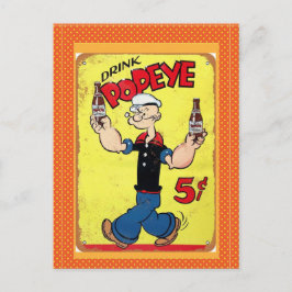 Cartão Postal Popeye Postcard