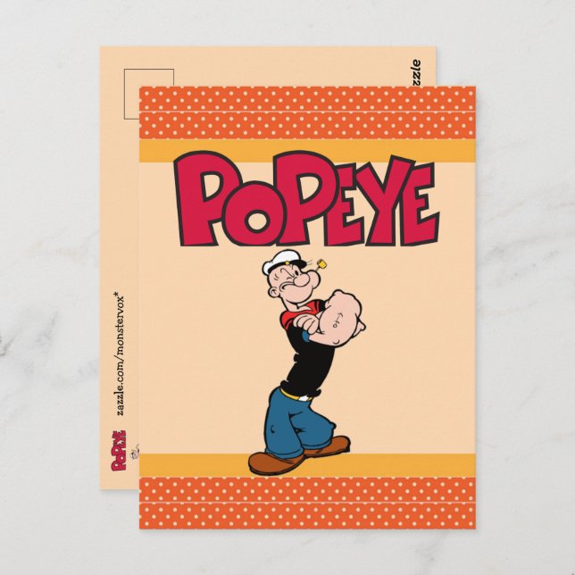 Cartão Postal Popeye Postcard (Frente/Verso)