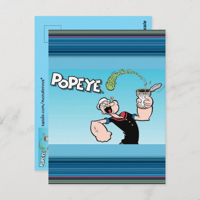 Cartão Postal Popeye Postcard (Frente/Verso)