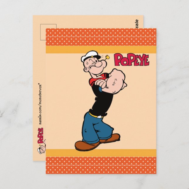 Cartão Postal Popeye Postcard (Frente/Verso)