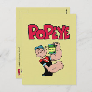 Cartão Postal Popeye Postcard