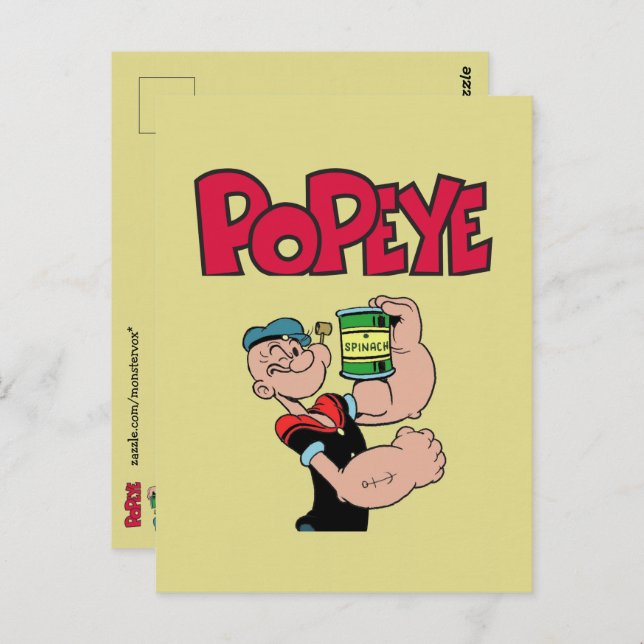 Cartão Postal Popeye Postcard (Frente/Verso)