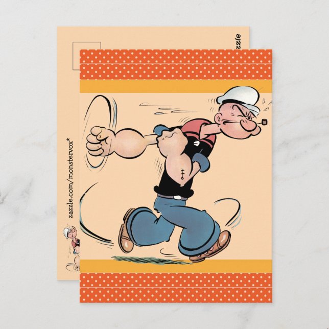 Cartão Postal Popeye Postcard (Frente/Verso)
