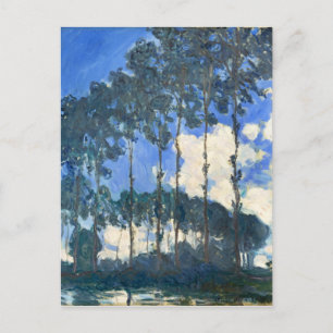 Cartão Postal Poplares nas margens do rio Epte - Monet