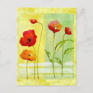 Cartão Postal Poppies