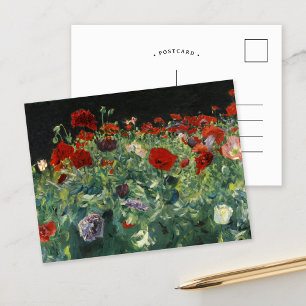 Cartão Postal Poppies   John Singer Sargent