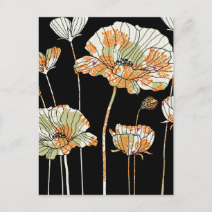 Cartão Postal Poppies Oo La