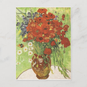 Cartão Postal Poppies Van Gogh
