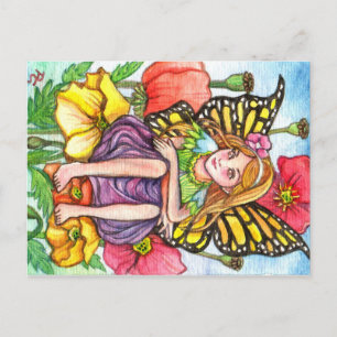 Cartão Postal Poppy Fairy