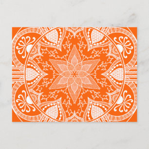 Cartão Postal Poppy Mandala