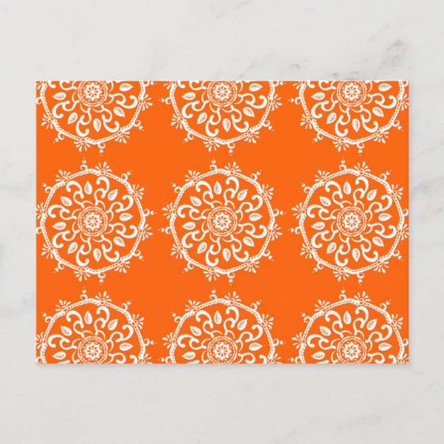 Cartão Postal Poppy Mandala (Frente)