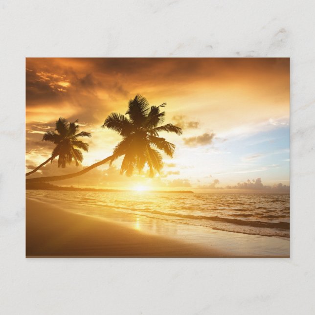 Cartão Postal Pôr do sol (Frente)