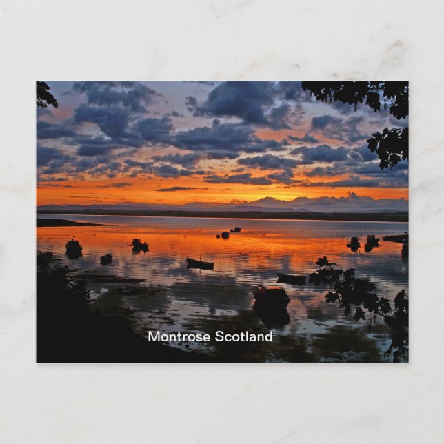 Cartão Postal pôr do sol (Frente)