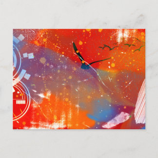 Cartão Postal pôr do sol