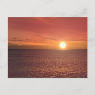 Cartão Postal pôr do sol