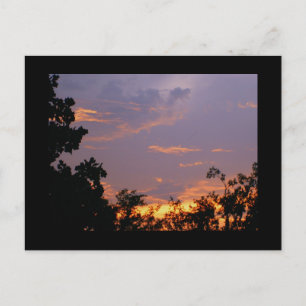 Cartão Postal Pôr do Sol Bonito