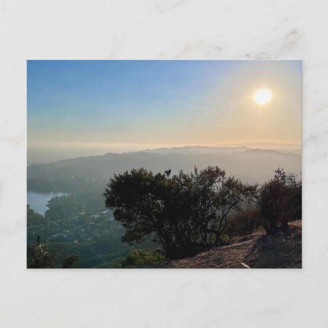 Cartão Postal pôr do sol da Califórnia (Frente)