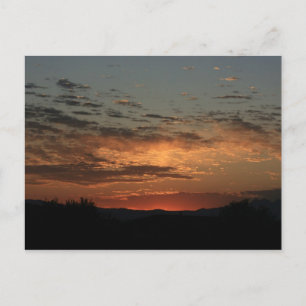 Cartão Postal pôr do sol de Mojave
