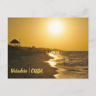 Cartão Postal Pôr do sol em Cuba