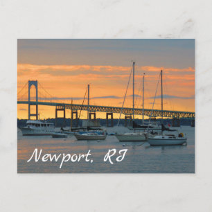 Cartão Postal Pôr do sol em Newport, Rhode Island