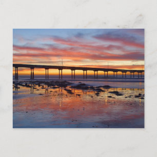 Cartão Postal Pôr do sol em Ocean Beach