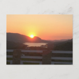 Cartão Postal Pôr do Sol Espanhol