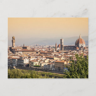 Cartão Postal pôr do sol Florence