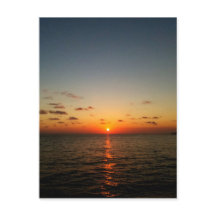 pôr do sol lindo oceano amarelo laranja vermelho