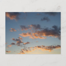 Cartão Postal pôr do sol no meio oeste