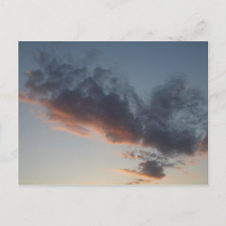 Cartão Postal pôr do sol no meio oeste