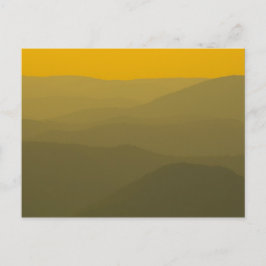 Cartão Postal Pôr do sol nos Alleghenies, Virgínia Ocidental