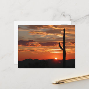 Cartão Postal pôr do sol paisagem do Arizona