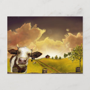 Cartão Postal pôr do sol Saskatchewan