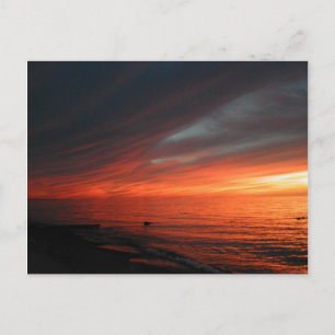 Cartão Postal Pôr do Sol Vermilion 062907