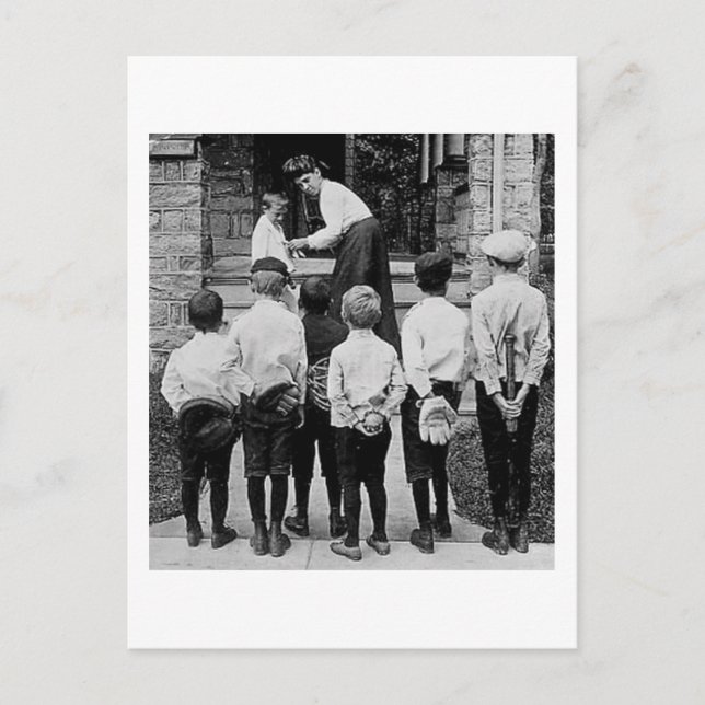 Cartão Postal Por favor, Mãe? (Frente)