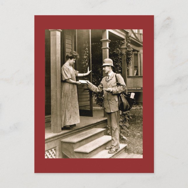 Cartão Postal Por favor, Sr. Postman (Frente)